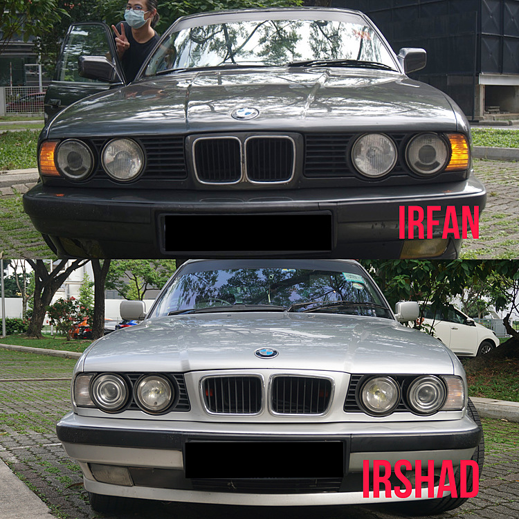 autos, bmw, cars, in the passenger seat: irfan & irshad, the bmw e34 twins