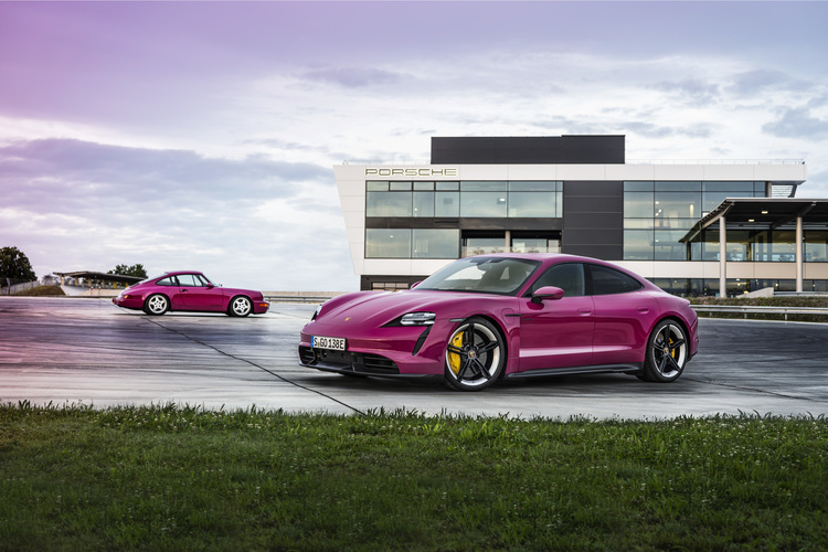 autos, cars, porsche, android, android, porsche adds range & new colour options to the taycan