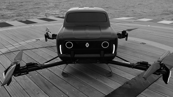 autos, news, renault, air4, the classic renault 4l is transformed into a flying car