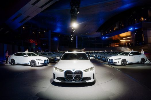 autos, bmw, news, 2022 bmw i4 first customer cars delivered at bmw welt