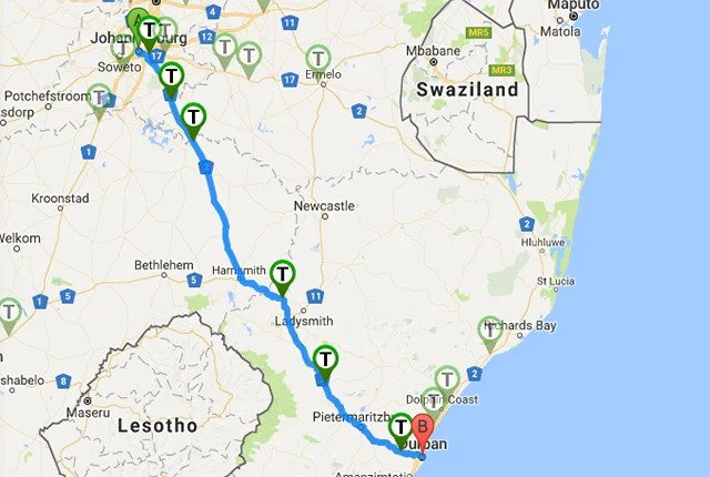 autos, cars, features, e-tolls, fuel, petrol price, polo, toll fees, toll road, volkswagen, how much it costs to drive from johannesburg to durban – petrol and tolls