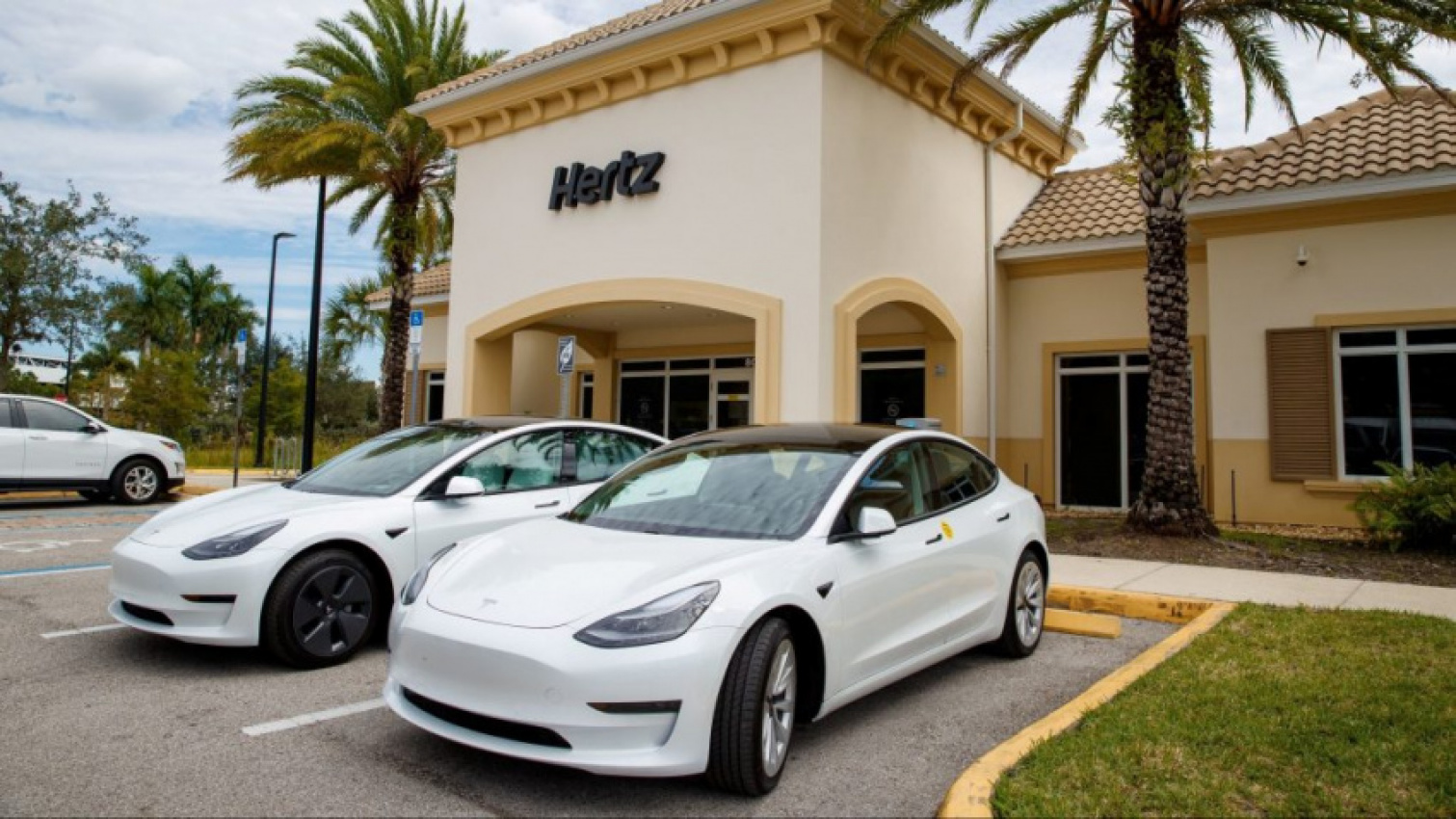 autos, cars, news, space, spacex, tesla, tesla model 3, hertz says it is ‘actively receiving’ tesla model 3 rental cars across the country