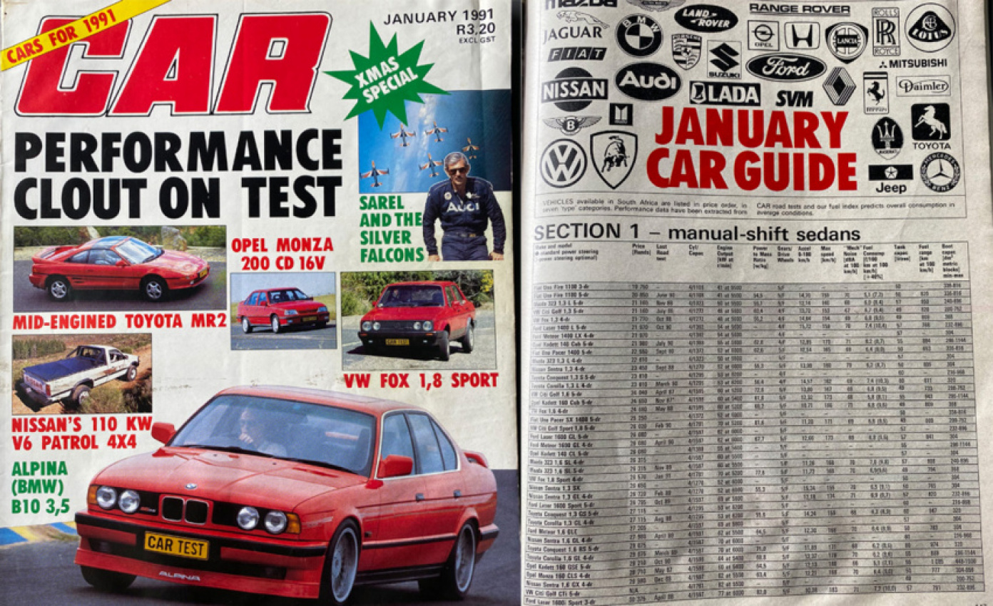 autos, bmw, cars, features, car magazine, the price of south africa’s favourite bmws – 30 years ago