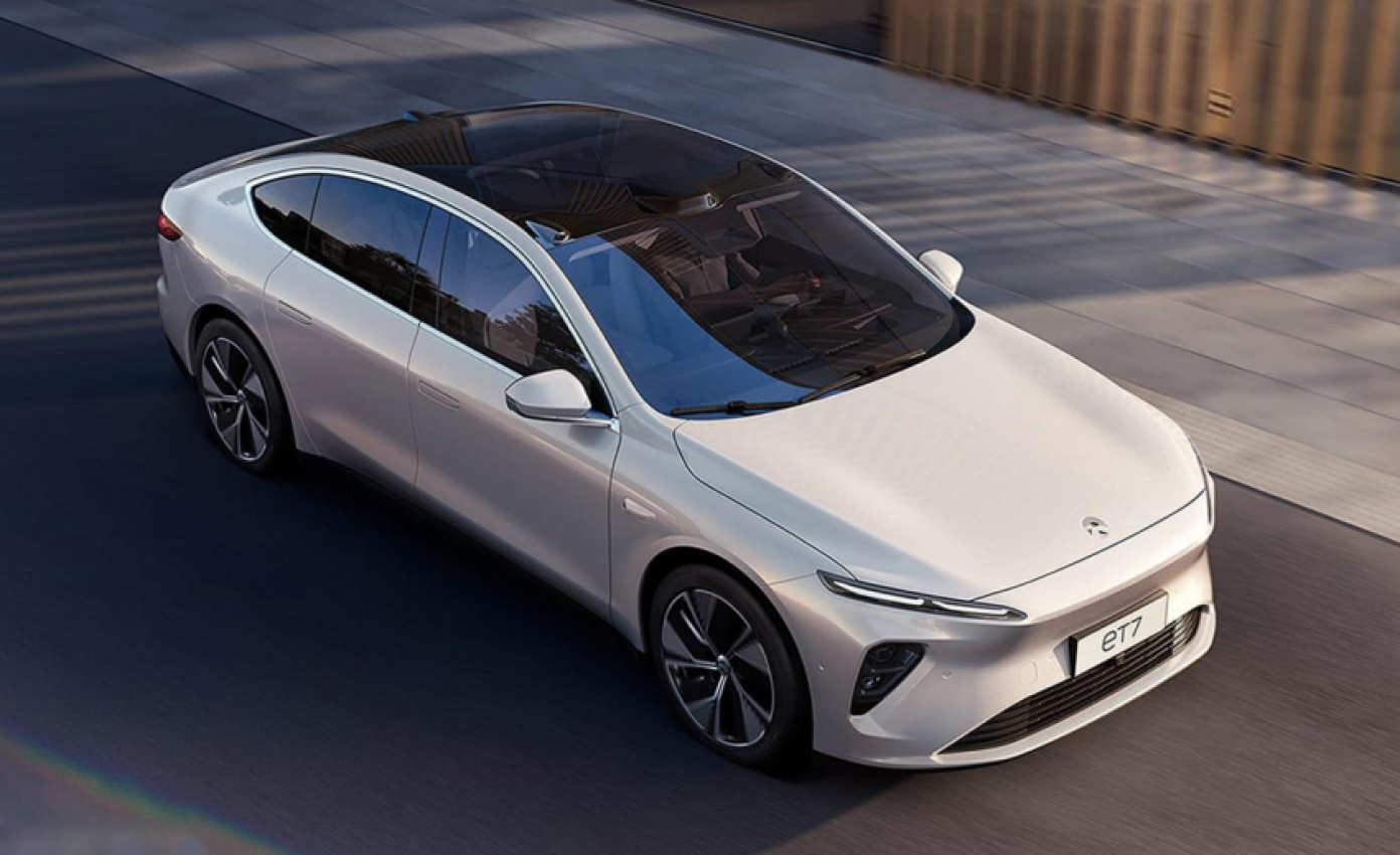 autos, cars, news, tesla, nio, nio et7, tesla competitor nio reveals new et7 electric sedan