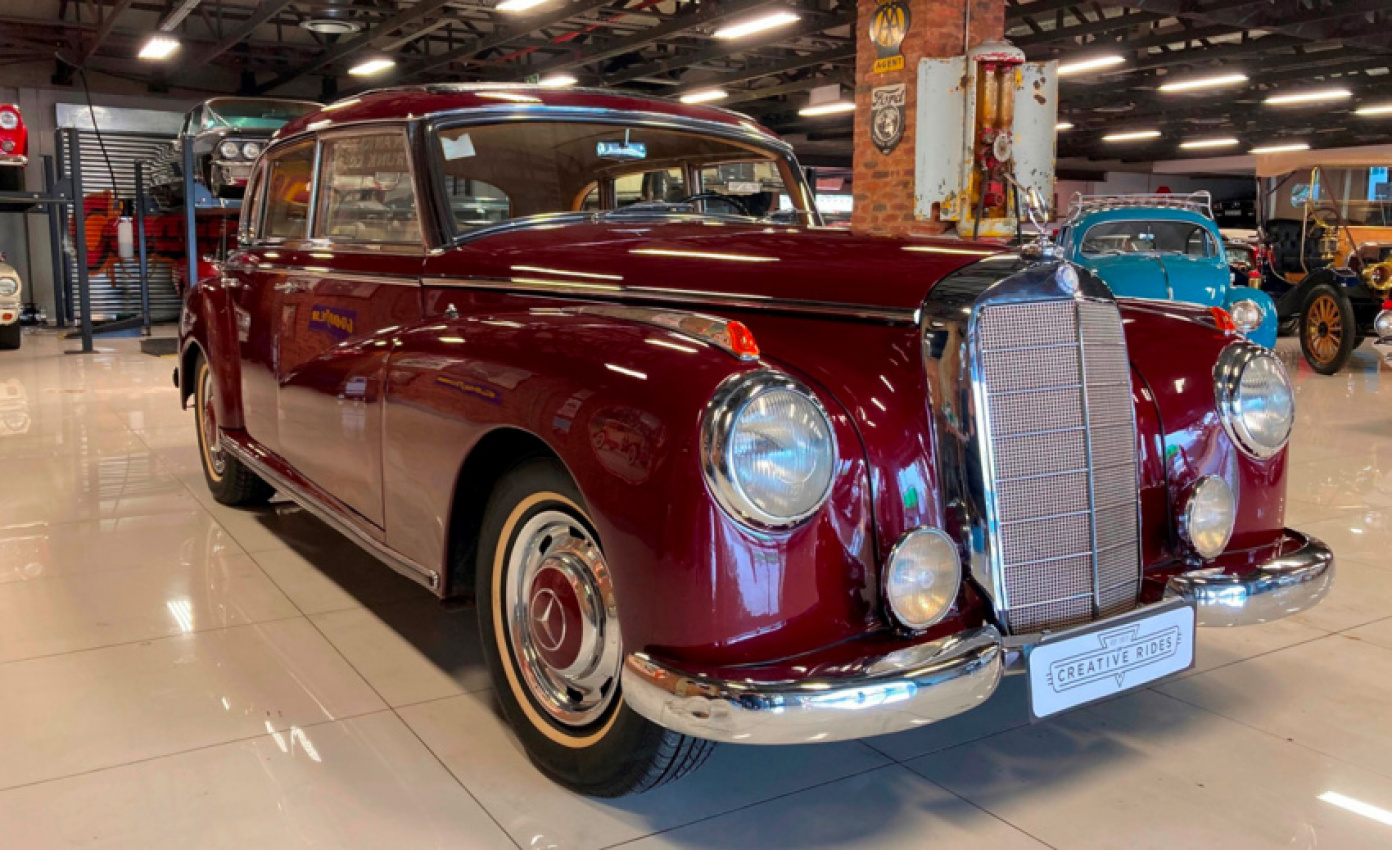 autos, cars, mercedes-benz, news, creative rides, ford, ford thunderbird, high street auctions, mercedes, this 1958 mercedes-benz sold for r1 million in south africa