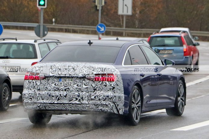 audi, autos, news, audi a6, the audi a6 facelift 2023, hunted in its first spy photos near ingolstadt