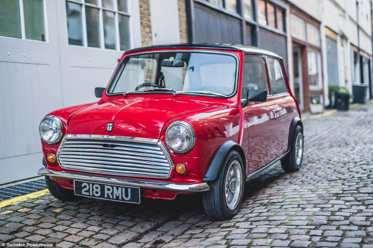 autos, cars, mini, classic minis go electric: recharged project to convert original cars