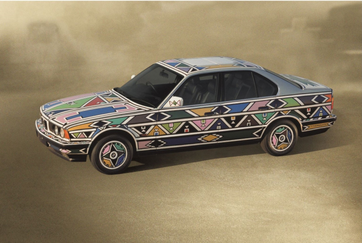 autos, bmw, cars, features, rolls-royce, bmw 128ti, bmw 525i, esther mahlangu, fiat, fiat 500, the awesome bmw and rolls-royce art cars from one talented south african artist
