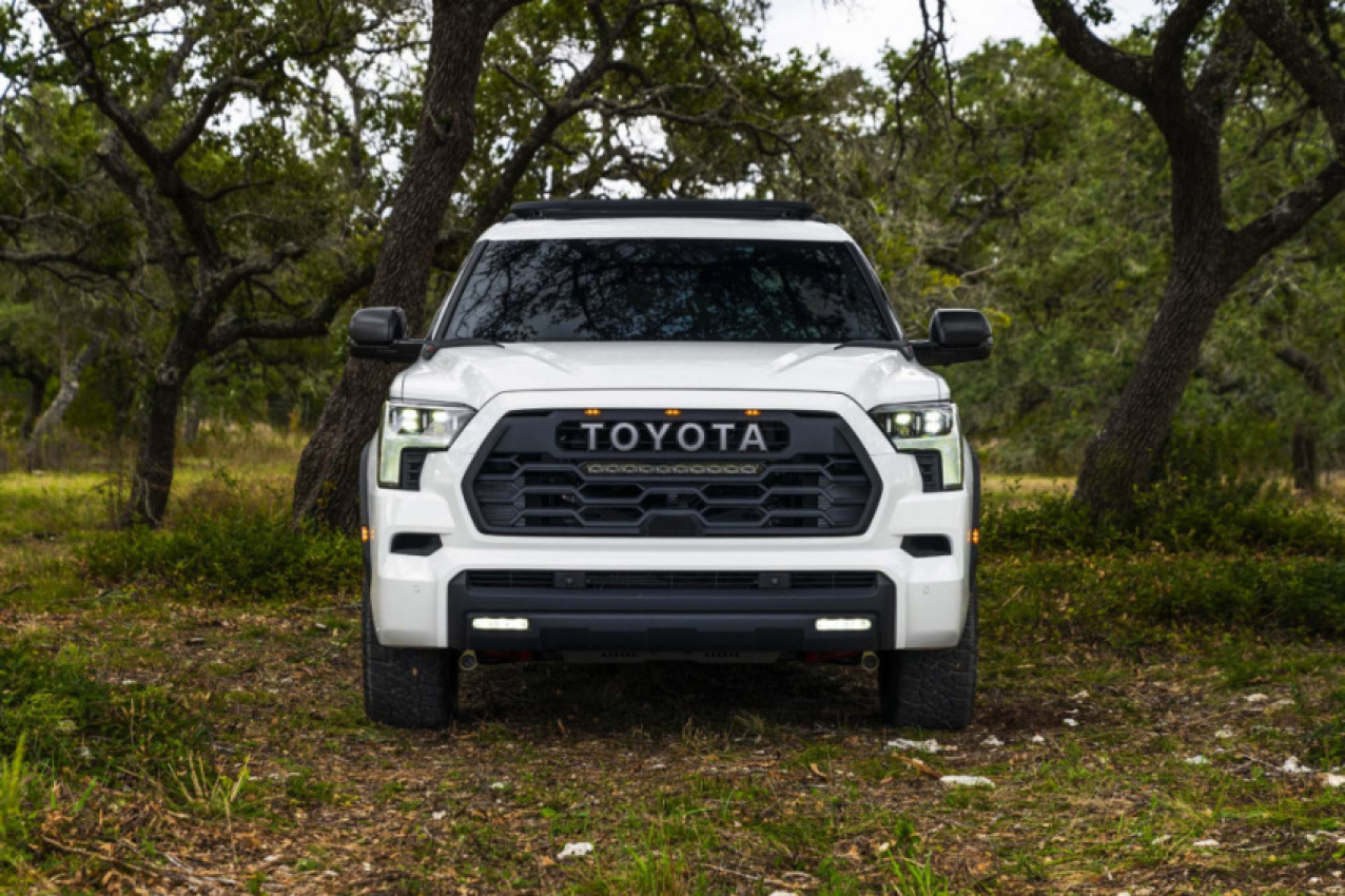 autos, cars, toyota, android, breaking, land cruiser, news, suvs, toyota news, toyota sequoia news, android, preview: 2023 toyota sequoia attempts to make up for land cruiser's departure