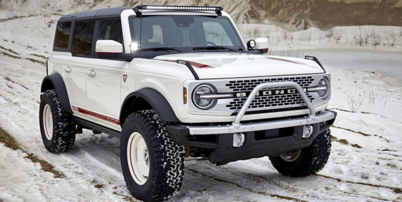 autos, ford, ford's latest bronco one-off is excellent, somehow pope-themed