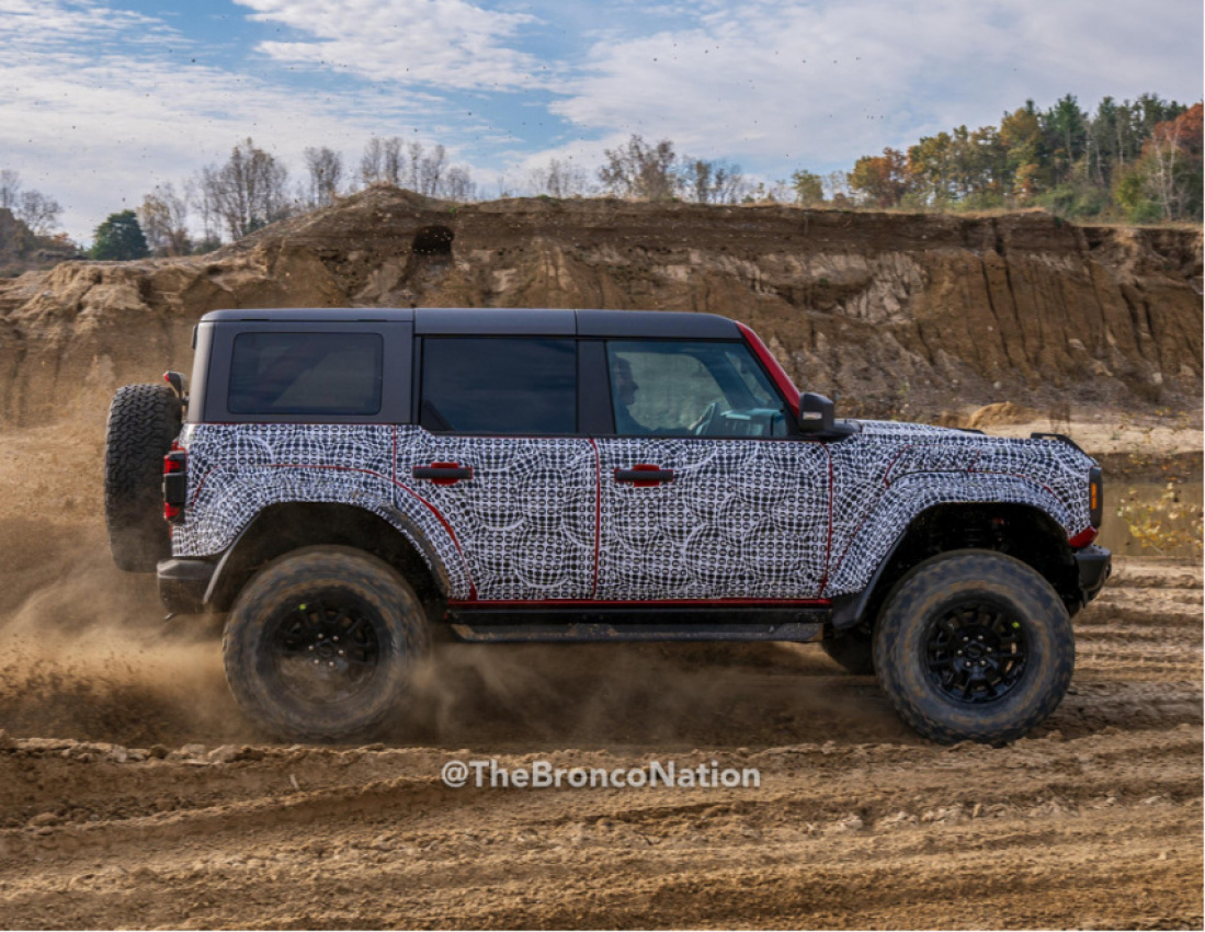 autos, ford, news, ford bronco, 2022 ford bronco raptor teased with turbocharged v-6, arrives summer 2022