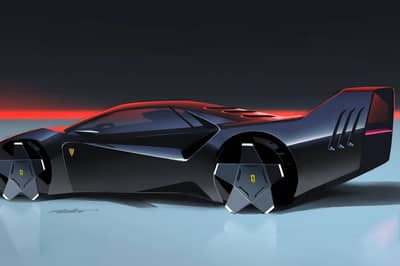 autos, ferrari, kia, news, kia designer brings the ferrari f40 into the future