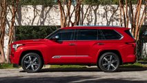 autos, cars, hp, toyota, 2023 toyota sequoia debuts with 437 hp hybrid engine, brawny styling