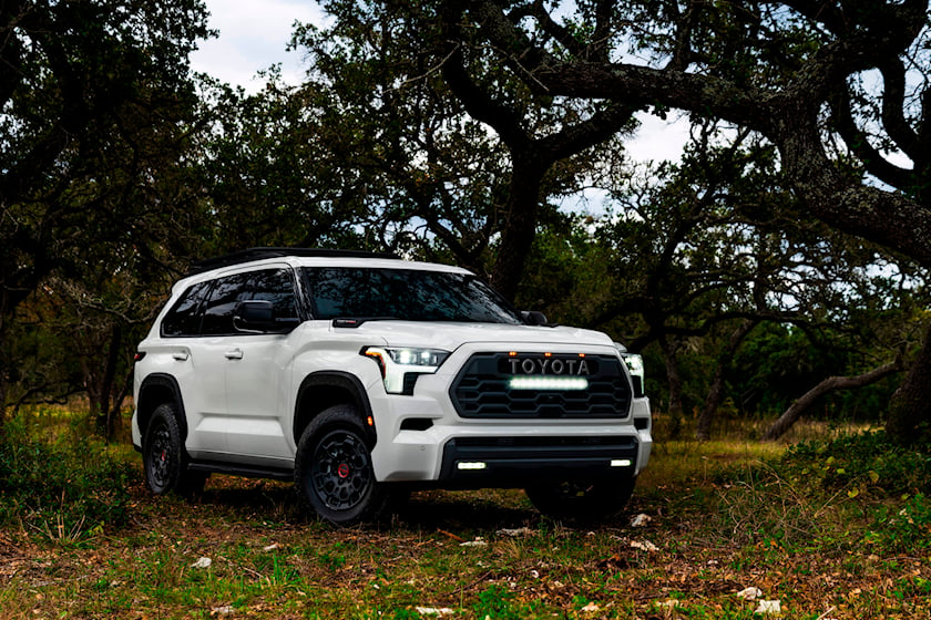 autos, cars, hp, luxury, toyota, amazon, android, off road, reveal, amazon, android, 2023 toyota sequoia arrives with 437 hp and new luxury trim