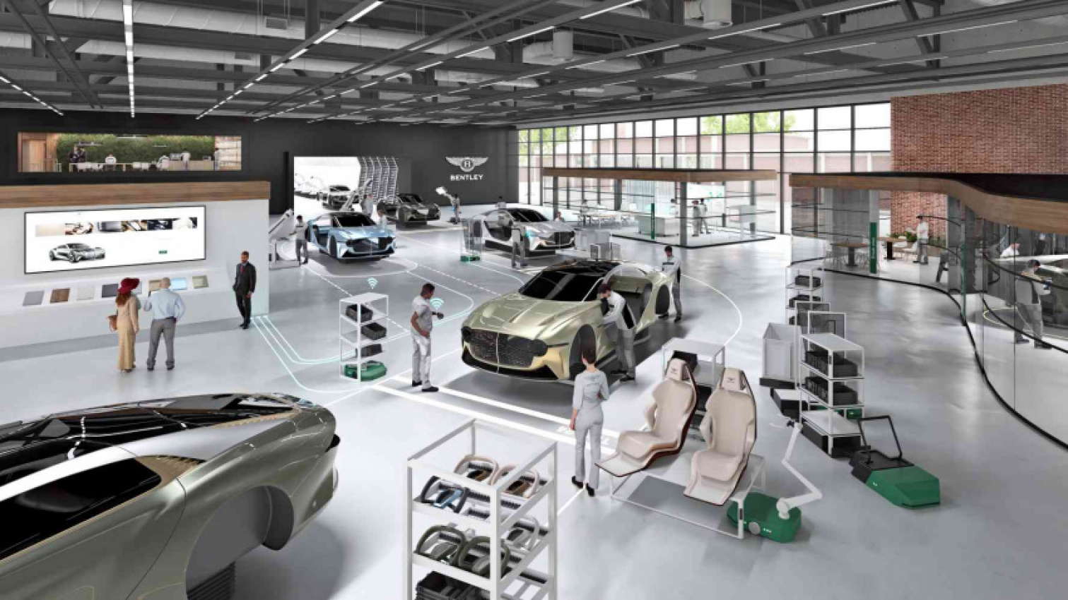 autos, bentley, cars, electric cars, technology, crewe, bentley will build its first electric car at its crewe plant