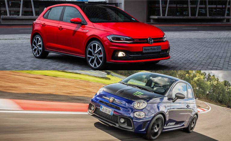 autos, cars, features, yamaha, abarth, abarth 595 monster energy yamaha, android, volkswagen, vw polo gti, android, abarth 595 monster energy yamaha vs vw polo gti – not an easy choice