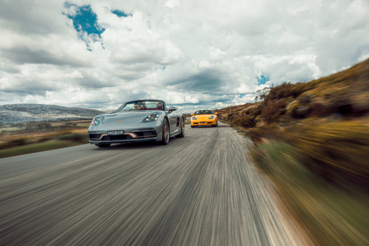 autos, cars, features, porsche, we drive the 718 boxster 25 years and original 986 to trace the story of porsche’s redemption