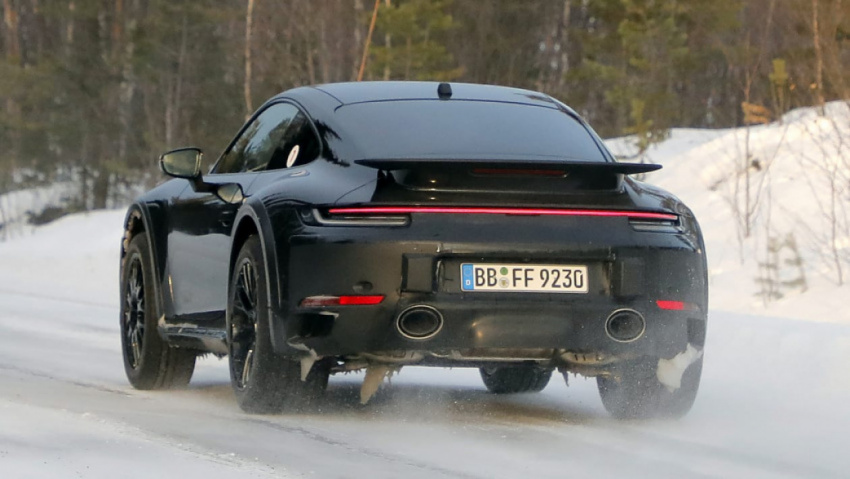 autos, cars, porsche, android, performance cars, android, new porsche 911 facelift spied ahead of 2023 reveal