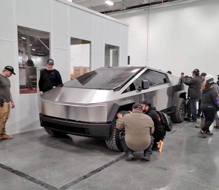 autos, cars, news, space, spacex, tesla, cybertruck, tesla could clarify plans for ‘awesome’ and mysterious new cybertruck prototype during q4 call
