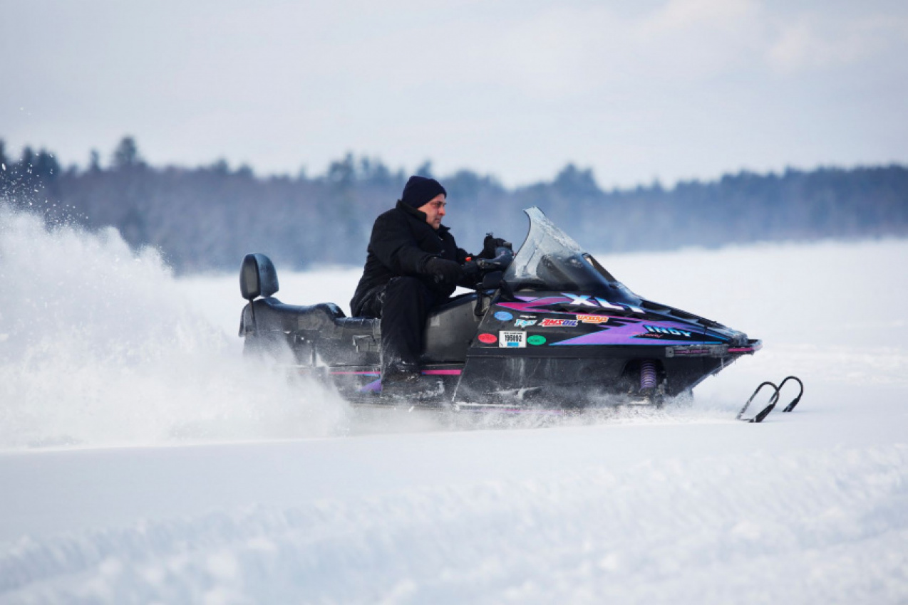 autos, cars, car safety, snow, winter, when is it safe to drive a snowmobile over a frozen lake?