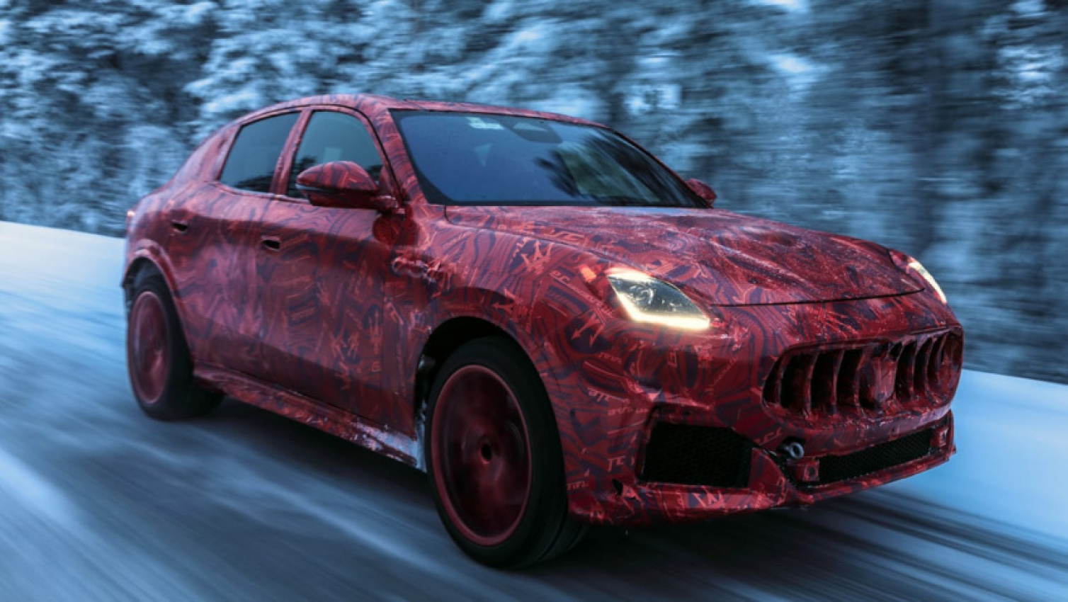 autos, cars, maserati, reviews, family suvs, luxury cars, performance cars, new maserati grecale suv pictured during winter testing