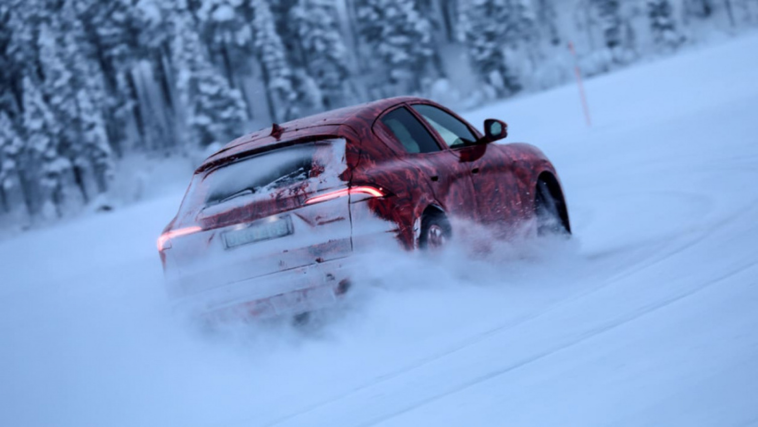 autos, cars, maserati, reviews, family suvs, luxury cars, performance cars, new maserati grecale suv pictured during winter testing