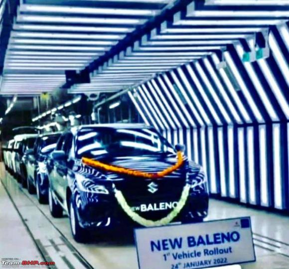 autos, cars, baleno, indian, maruti suzuki, other, 2022 maruti baleno facelift production begins
