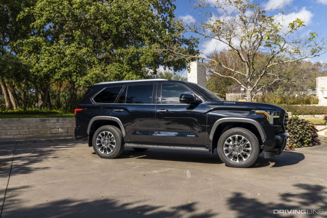 autos, cars, import, toyota, land cruiser, part tundra, part land cruiser: the twin-turbo, hybrid 2023 sequoia is toyota's new flagship suv