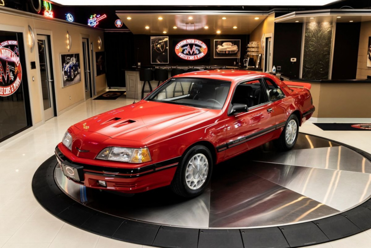 autos, cars, derbi, ford, news, classics, ebay, ford thunderbird, ford videos, used cars, video, low-mileage 1988 ford thunderbird mach 1 is immaculate – but is it worth $45k?