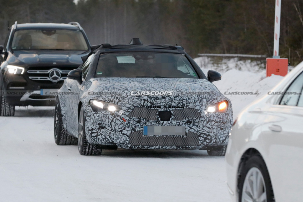 autos, cars, mercedes-benz, mg, news, mercedes, mercedes amg, mercedes c-class, mercedes scoops, scoops, 2023 mercedes-amg cle spied, is it a 63 variant?