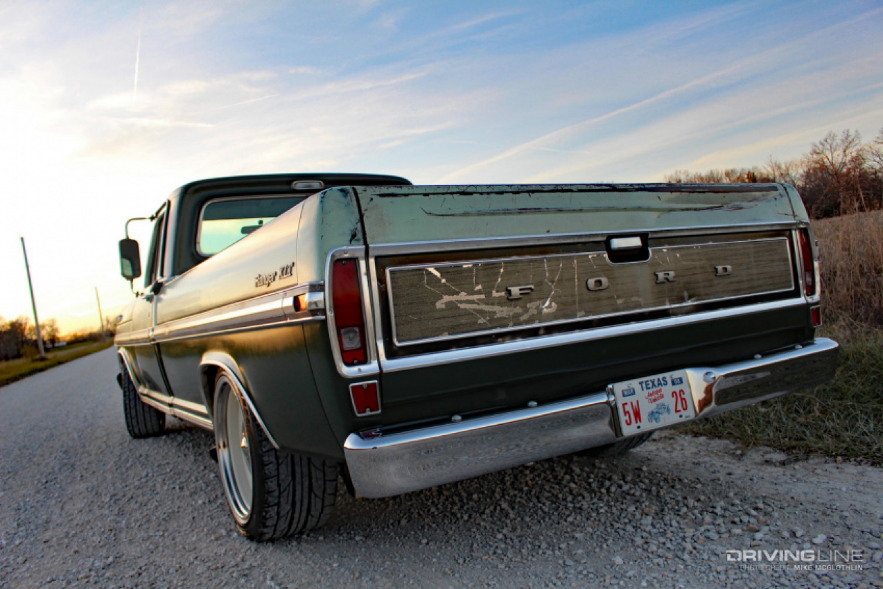 autos, cars, domestic, patina perfect: a coyote-powered ’71 f-100 that’s just right