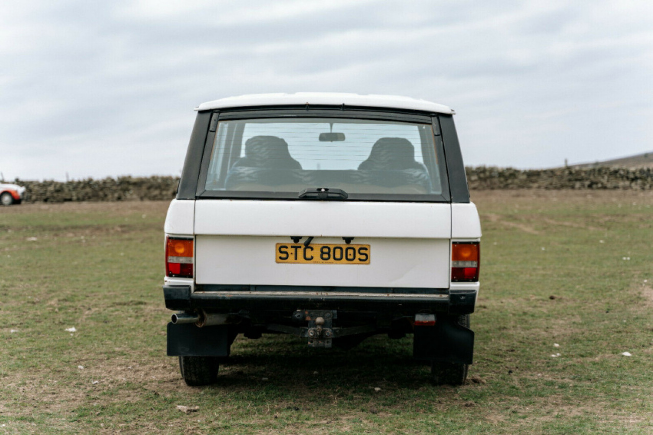 autos, cars, land rover, news, auction, classics, ebay, range rover, tuning, used cars, would you roll the dice on a classic range rover with two doors and six wheels?