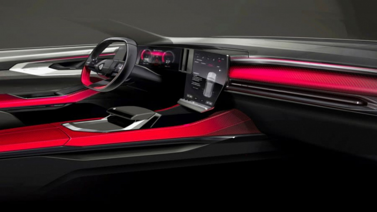autos, cars, renault, android, android, 2023 renault austral: interior design sketches released