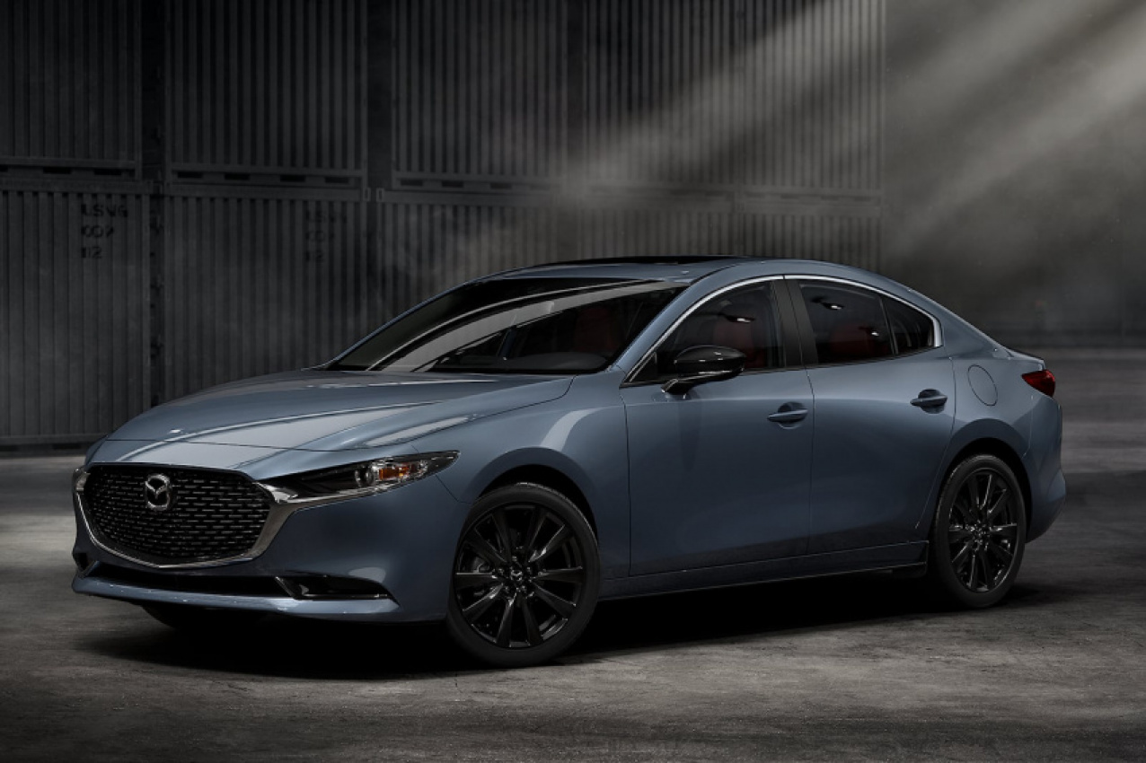 autos, mazda, news, mazda 3, 2022 mazda 3 lineup arrives with sporty new carbon edition