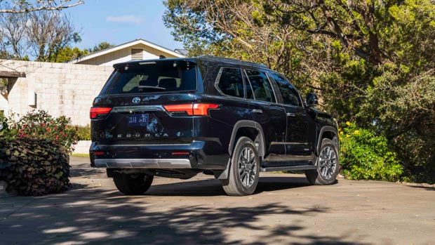 android, autos, cars, reviews, toyota, land cruiser, android, toyota sequoia 2022: land cruiser 300-based american suv gains hybrid power with more grunt