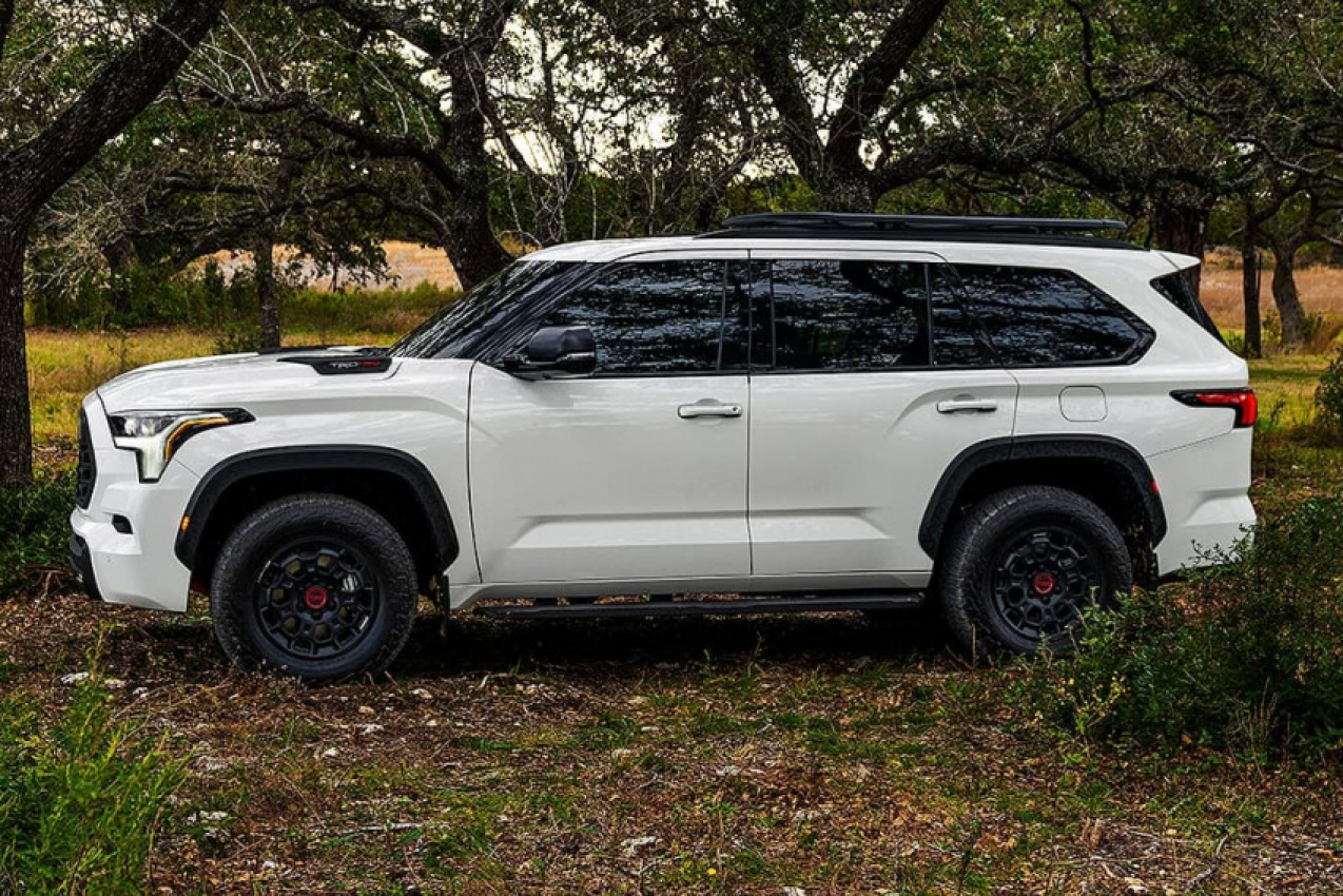autos, cars, reviews, toyota, 4x4 offroad cars, adventure cars, car news, family cars, sequoia, new toyota sequoia revealed with 325kw hybrid v6