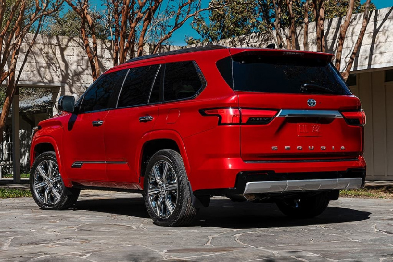 autos, cars, reviews, toyota, 4x4 offroad cars, adventure cars, car news, family cars, sequoia, new toyota sequoia revealed with 325kw hybrid v6