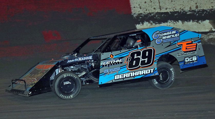 all dirt late models, autos, cars, bernhardt launches east bay winternationals in style