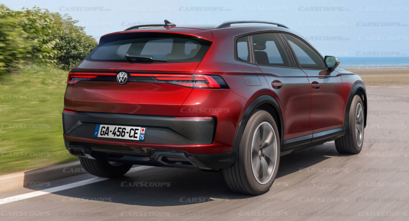 autos, cars, news, electric vehicles, future cars, hybrids, renderings, vw tiguan, 2025 vw tiguan: will the future be electric for vw group’s popular suv?