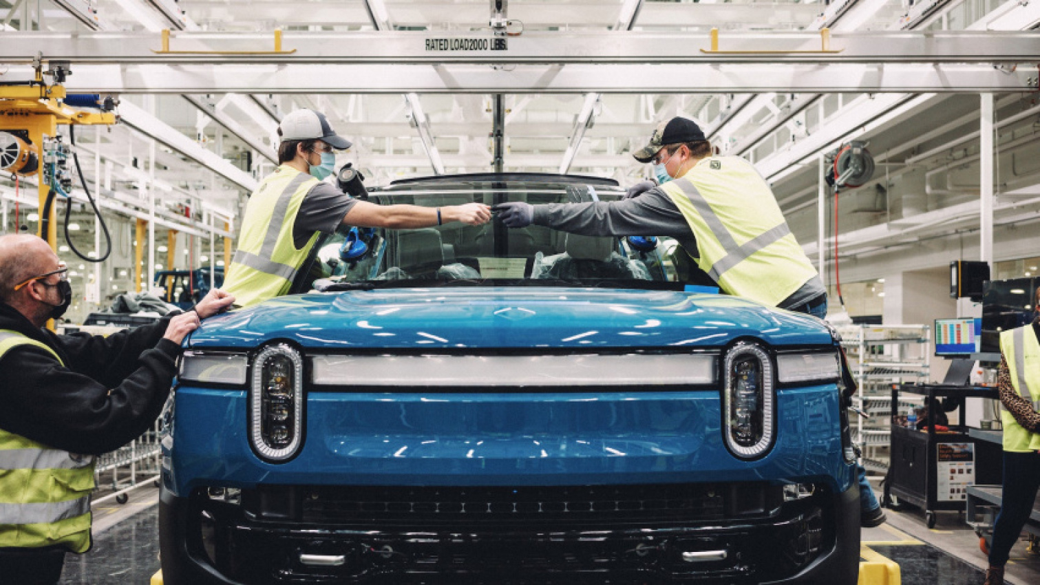 autos, cars, rivian, amazon, amazon, rivian r1t production nearly four times what it was last month: report