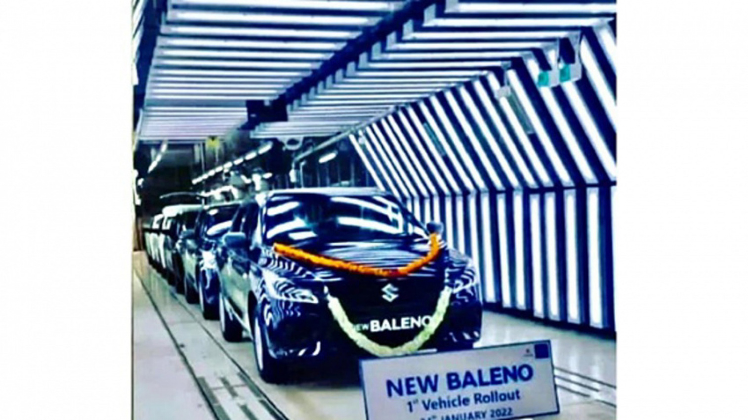 autos, cars, suzuki, new maruti suzuki baleno facelift production begins ahead of launch
