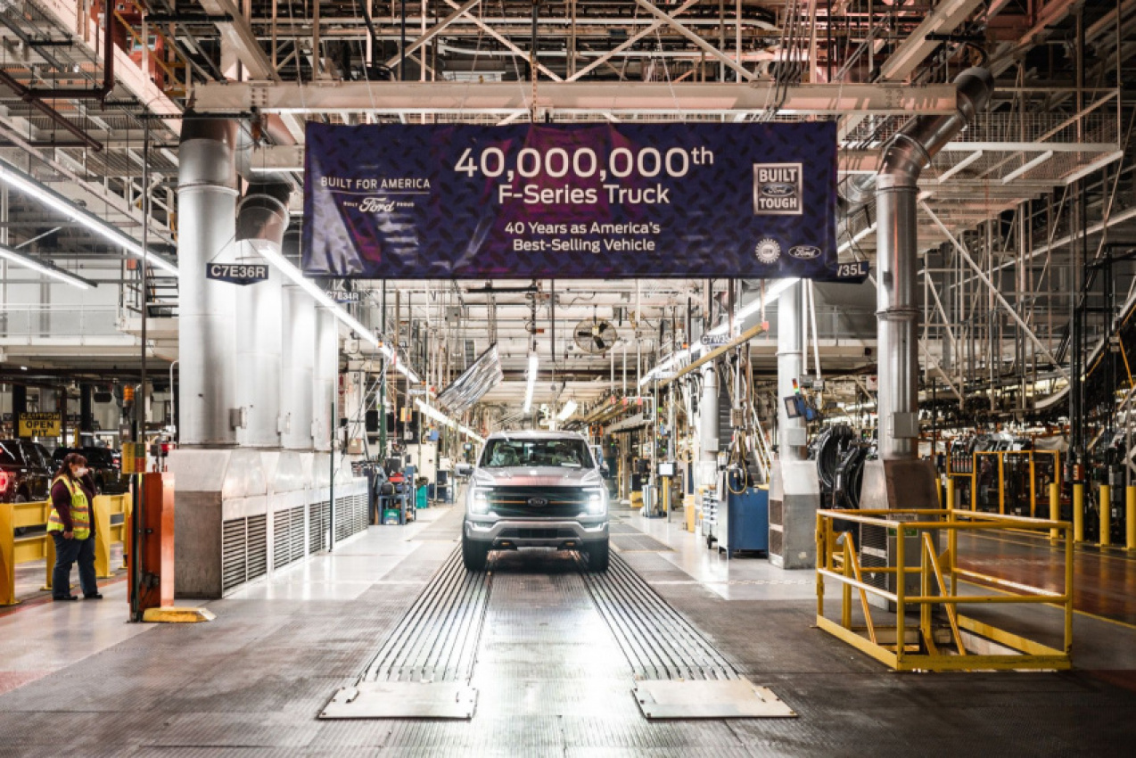 autos, cars, ford, ford celebrates 40 million f-series trucks