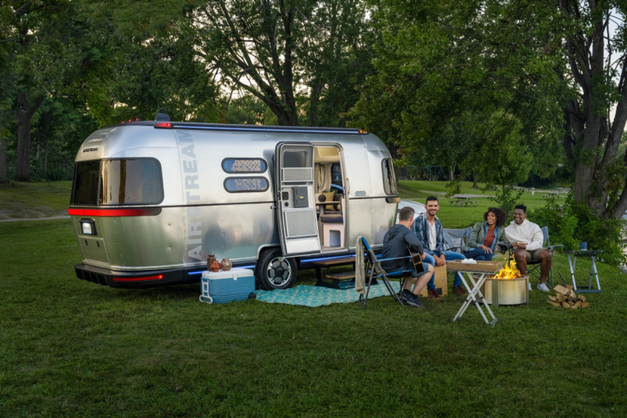 autos, cars, airstream, news, videos, youtube, electric airstream trailer concept points to the future of sustainable glamping