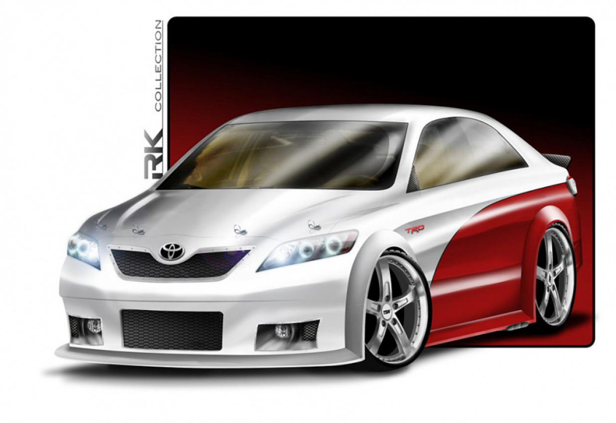 autos, cars, review, toyota, 2010s cars, camry, civic, 2010 rk collection camry nascar edition