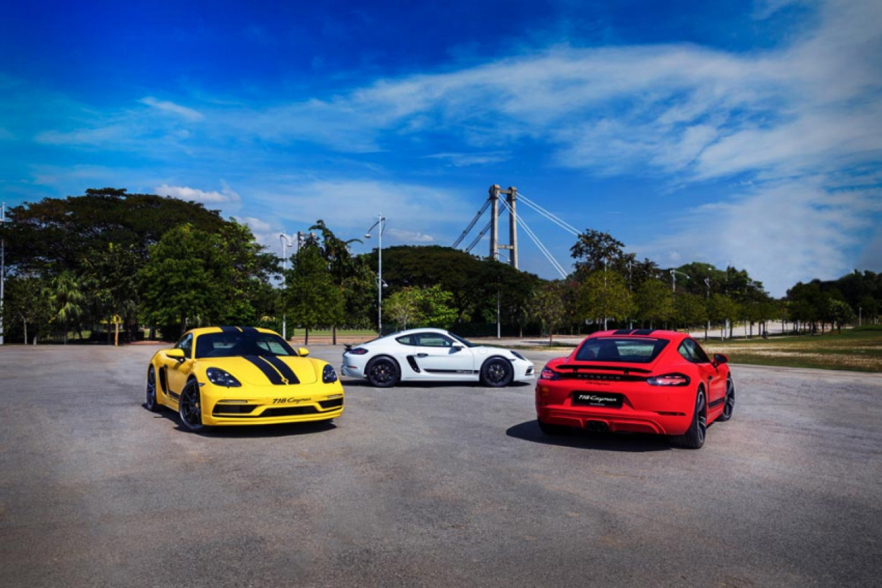 autos, cars, news, porsche, stand out with porsche’s 718 cayman sportdesign series
