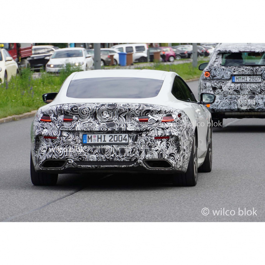autos, bmw, cars, spy photos, 8 series facelift, 8 series lci, 2022 bmw 8 series facelift spotted ahead of its unveil