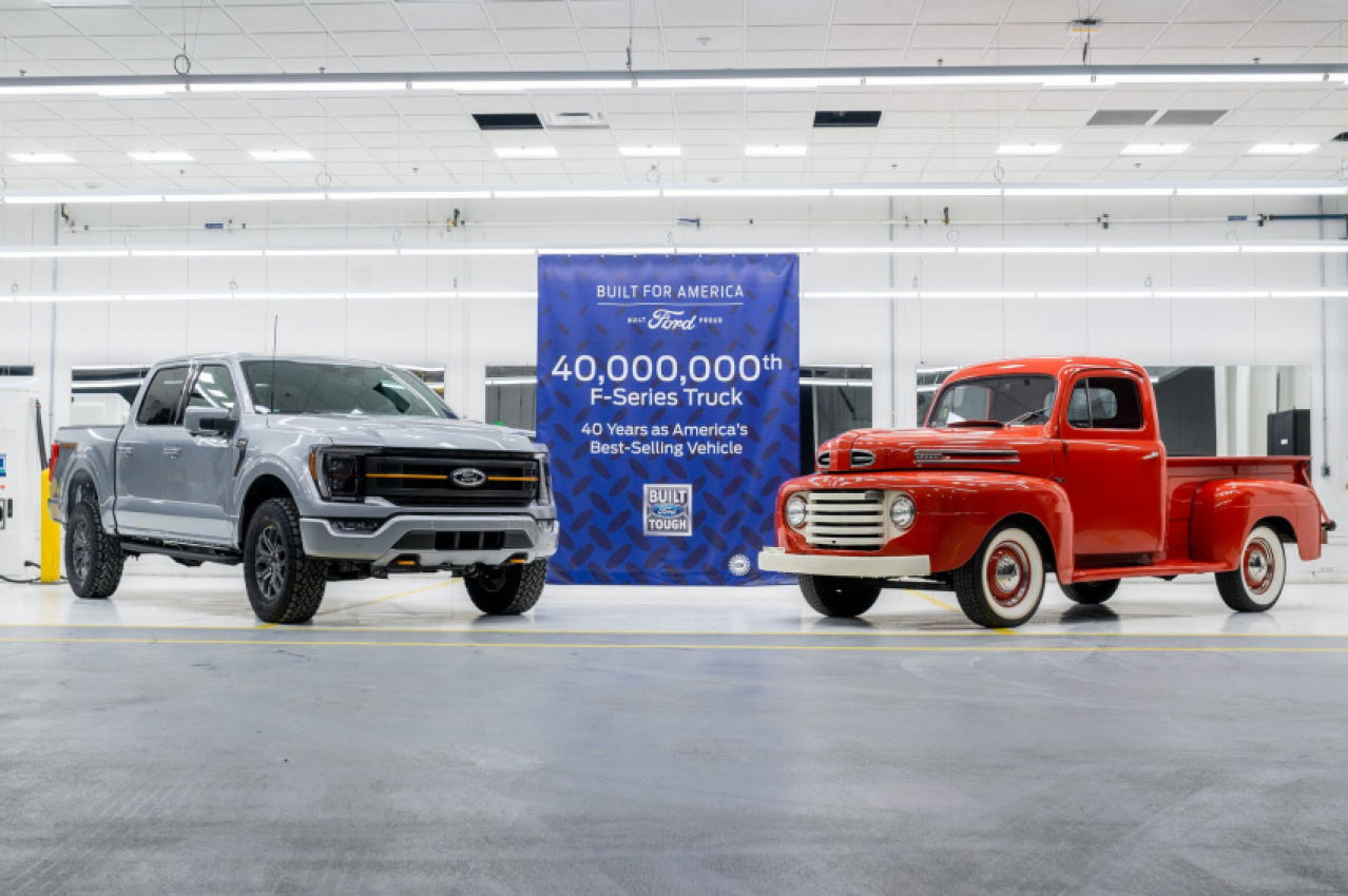 autos, cars, ford, news, ford f-150, ford f-series, ford videos, production, video, ford has built the 40 millionth f-series pickup for the u.s. market