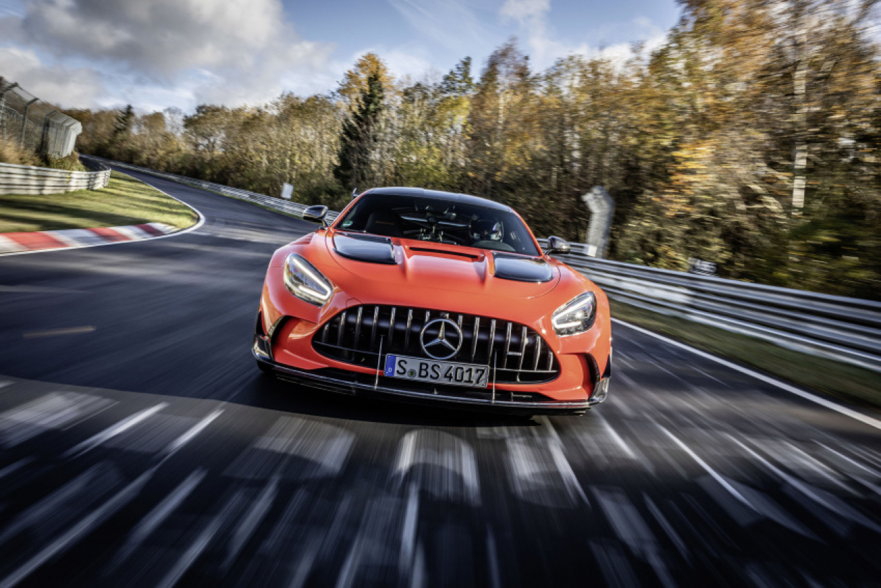 autos, cars, mercedes-benz, mg, mercedes, mercedes-amg gt black series is fastest production car on the nurburgring-nordschleife
