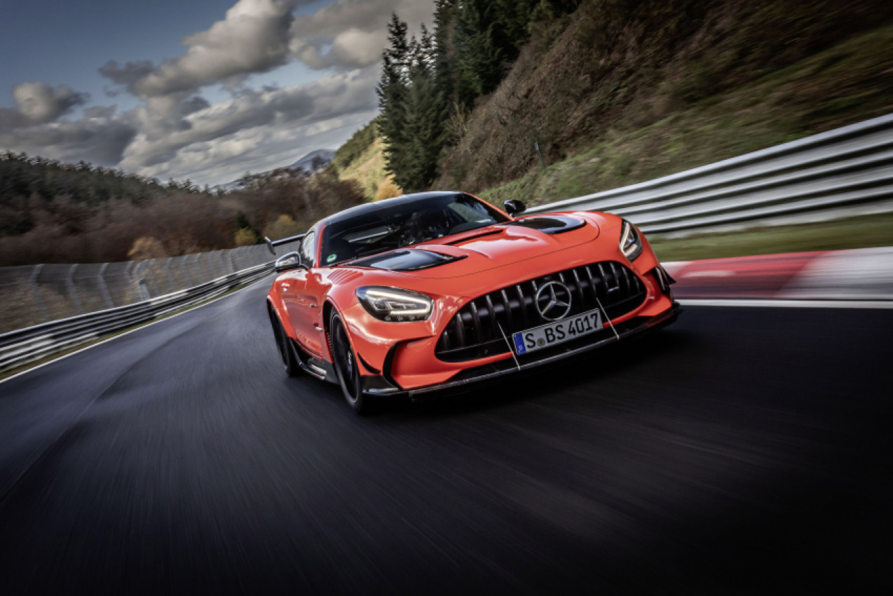 autos, cars, mercedes-benz, mg, mercedes, mercedes-amg gt black series is fastest production car on the nurburgring-nordschleife