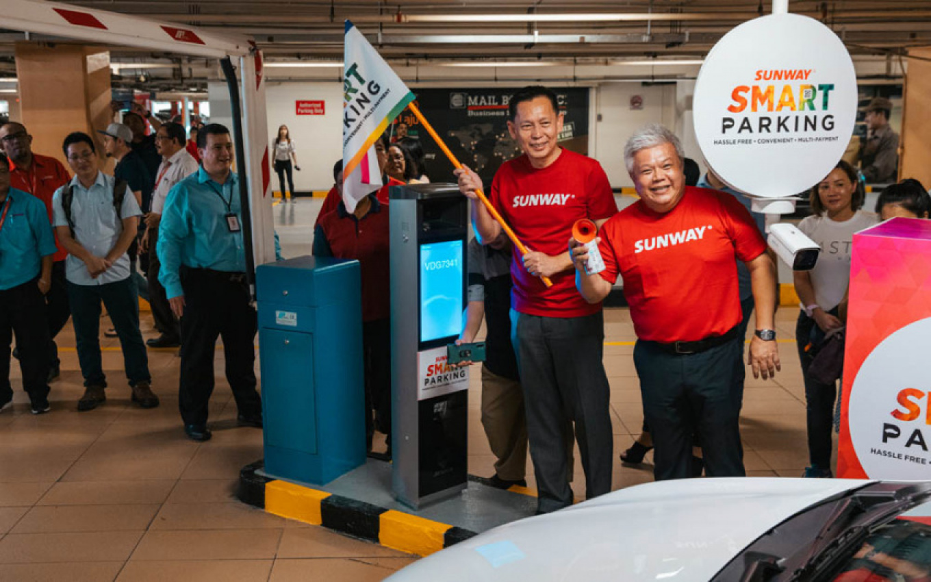 autos, cars, news, smart, sunway previews smart parking system with multi cashless payment options